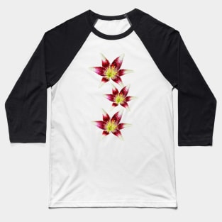 My colorful original, realistic prints - lily flowers Baseball T-Shirt